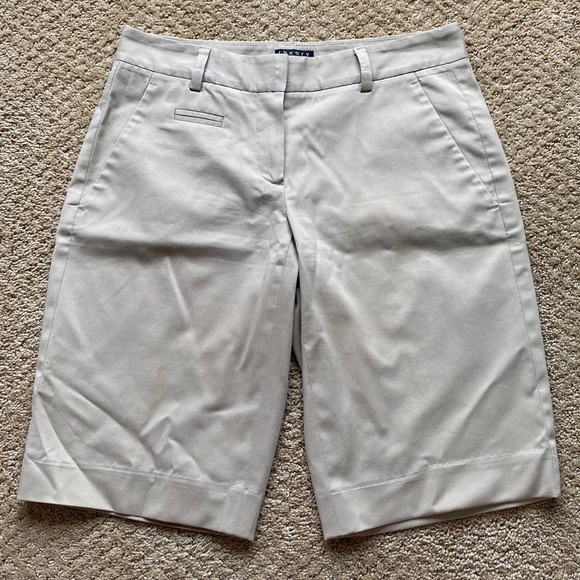 Theory Khaki Bermuda Shorts​​​ - Picture 1 of 5